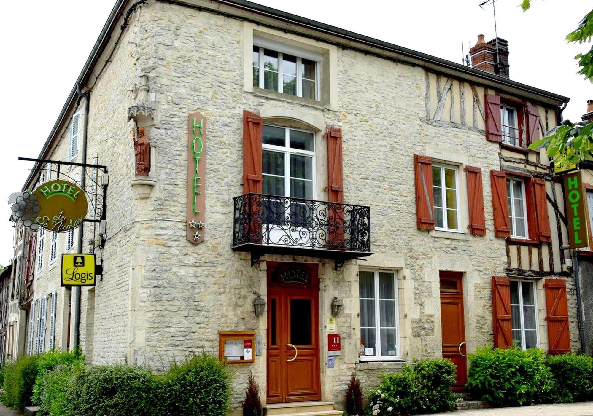 Logis Le Saint Nicolas Bar-sur-Aube Exterior photo